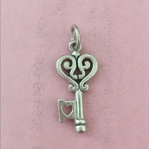 James Avery Key of Love Sterling Silver Charm